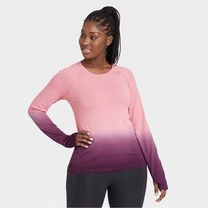 2/$10 NWT All In Motion Ombré Top